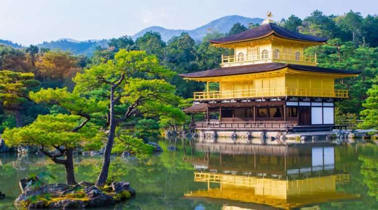 Il padiglione d'Oro a Kyoto